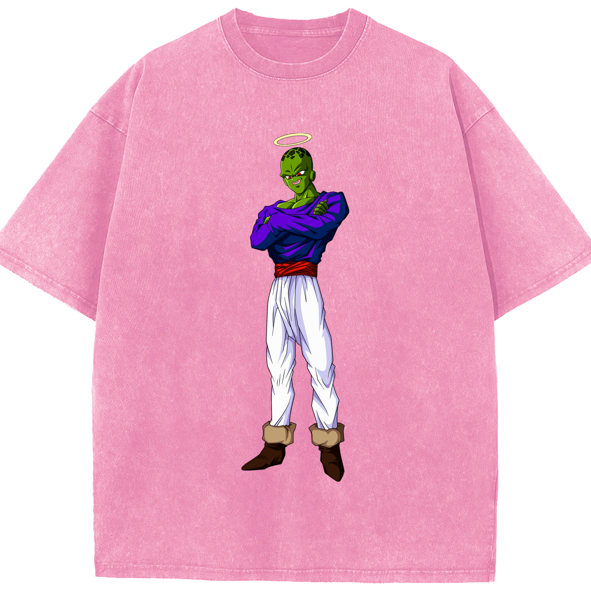 （画像用） ドラゴンボール パイクーハン DRAGON BALL Pikkon 綿100% ヴィンテージ風 半袖Tシャツ（フロントプリント）